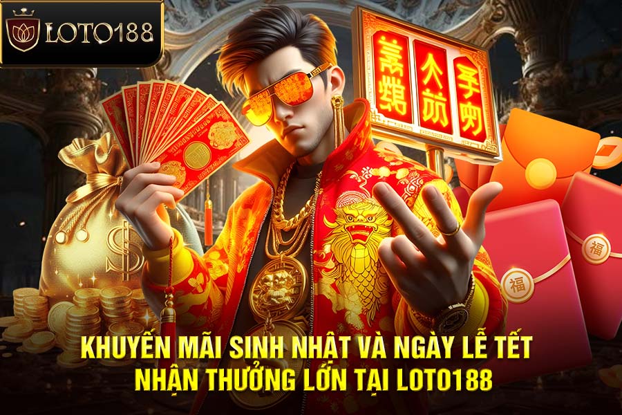 LOTO188 Ưu Đãi Sinh Nhật Và Lễ Tết – Đăng Nhập Nhận Quà, Cược Là Có Thưởng!
